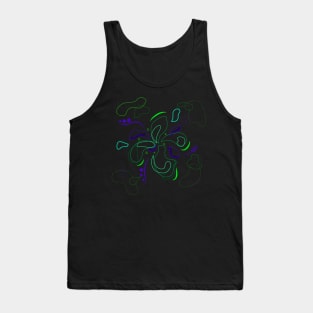 Flower lineart cute Tank Top